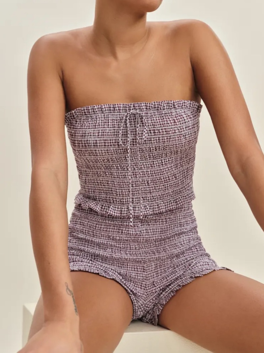 Reformation Nesta Top Purple - Size S